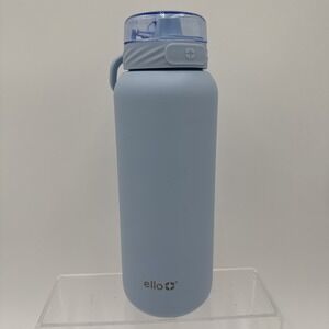 Ello‎ 32oz Stainless Steel Water Bottle – Powder Blue – Locking Lid & Straw